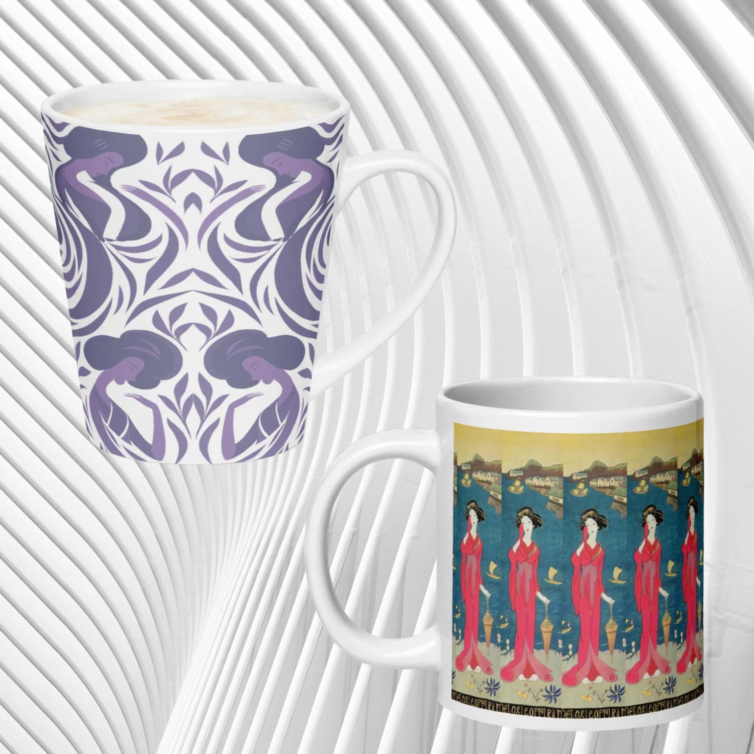 Japanese Art Mugs & Home Goods