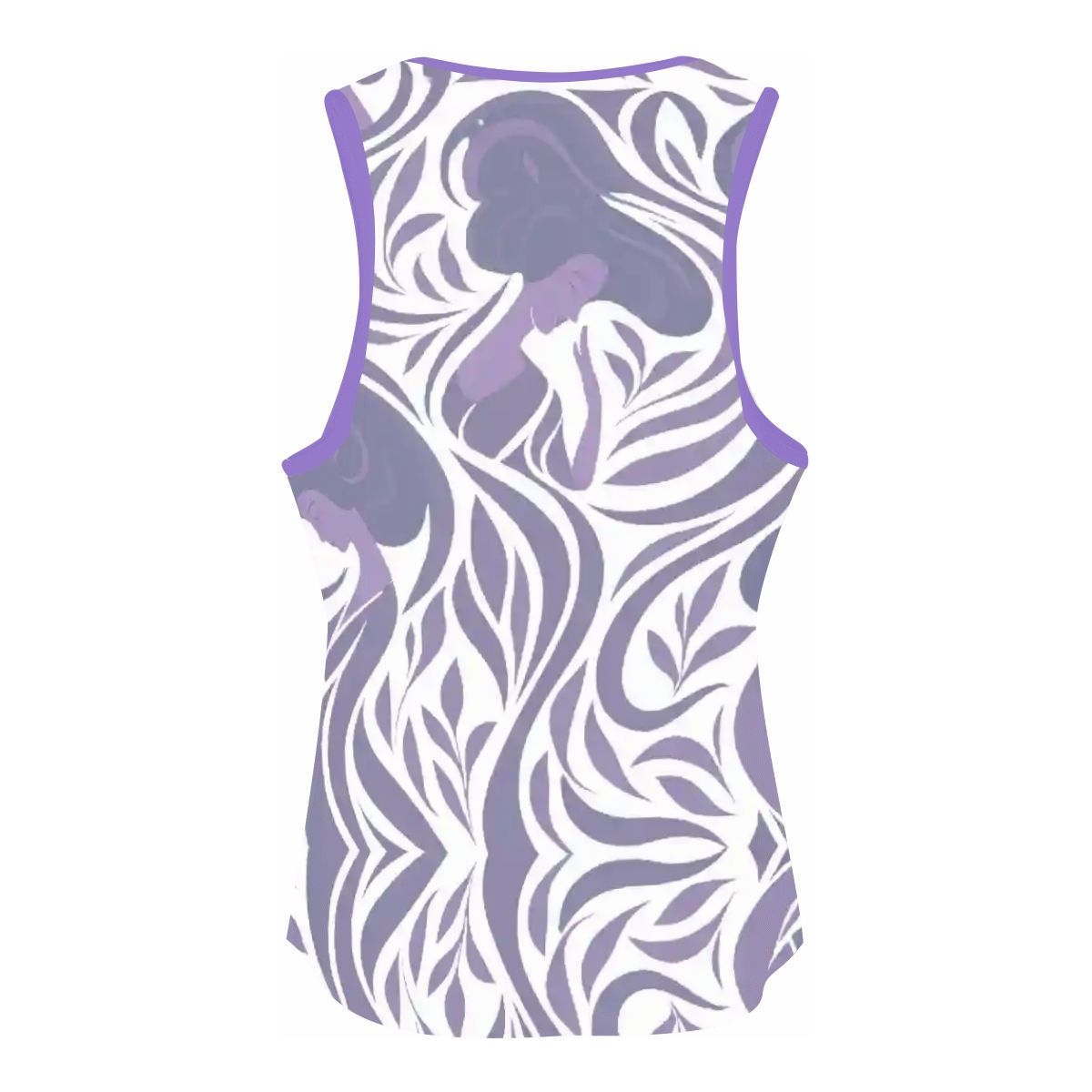 Sleeveless Workout Tops for Women - Yumeji Hirado Woman Japanese Art - | Japanese Art Product