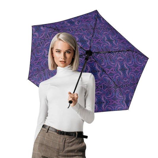 Hokusai-Inspired UV Protection & Waterproof Folding Umbrella – Unisex Sun and Rain Parasol,Japanese Art Lightweight Umbrella -  | Japanese Art Umbrella