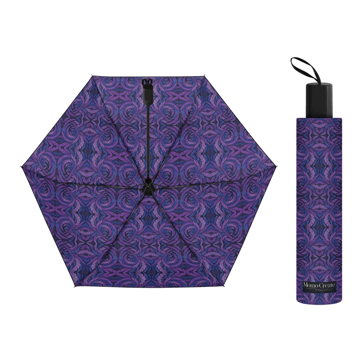 Hokusai-Inspired UV Protection & Waterproof Folding Umbrella – Unisex Sun and Rain Parasol,Japanese Art Lightweight Umbrella -  | Japanese Art Umbrella