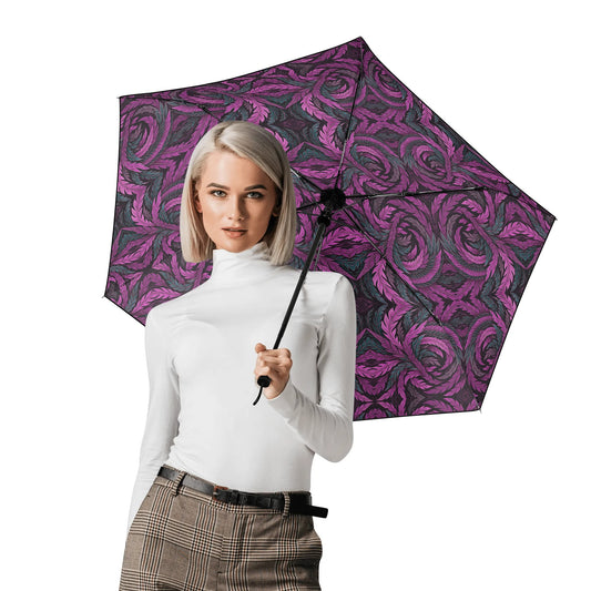 Hokusai-Inspired UV Protection & Waterproof Folding Umbrella – Unisex Sun and Rain Parasol,Japanese Art Lightweight Umbrella -  | Japanese Art Umbrella