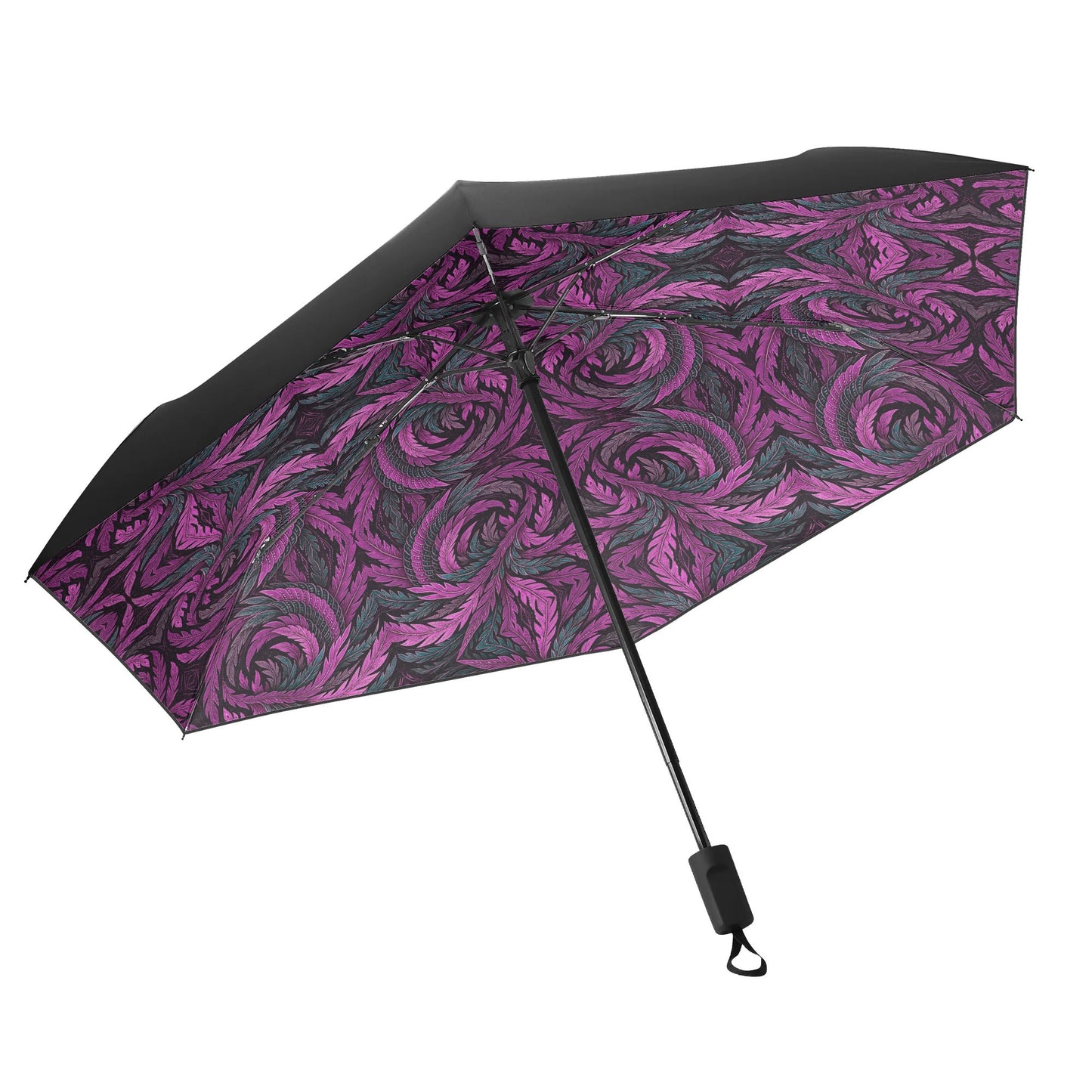 Hokusai-Inspired UV Protection & Waterproof Folding Umbrella – Unisex Sun and Rain Parasol,Japanese Art Lightweight Umbrella -  | Japanese Art Umbrella