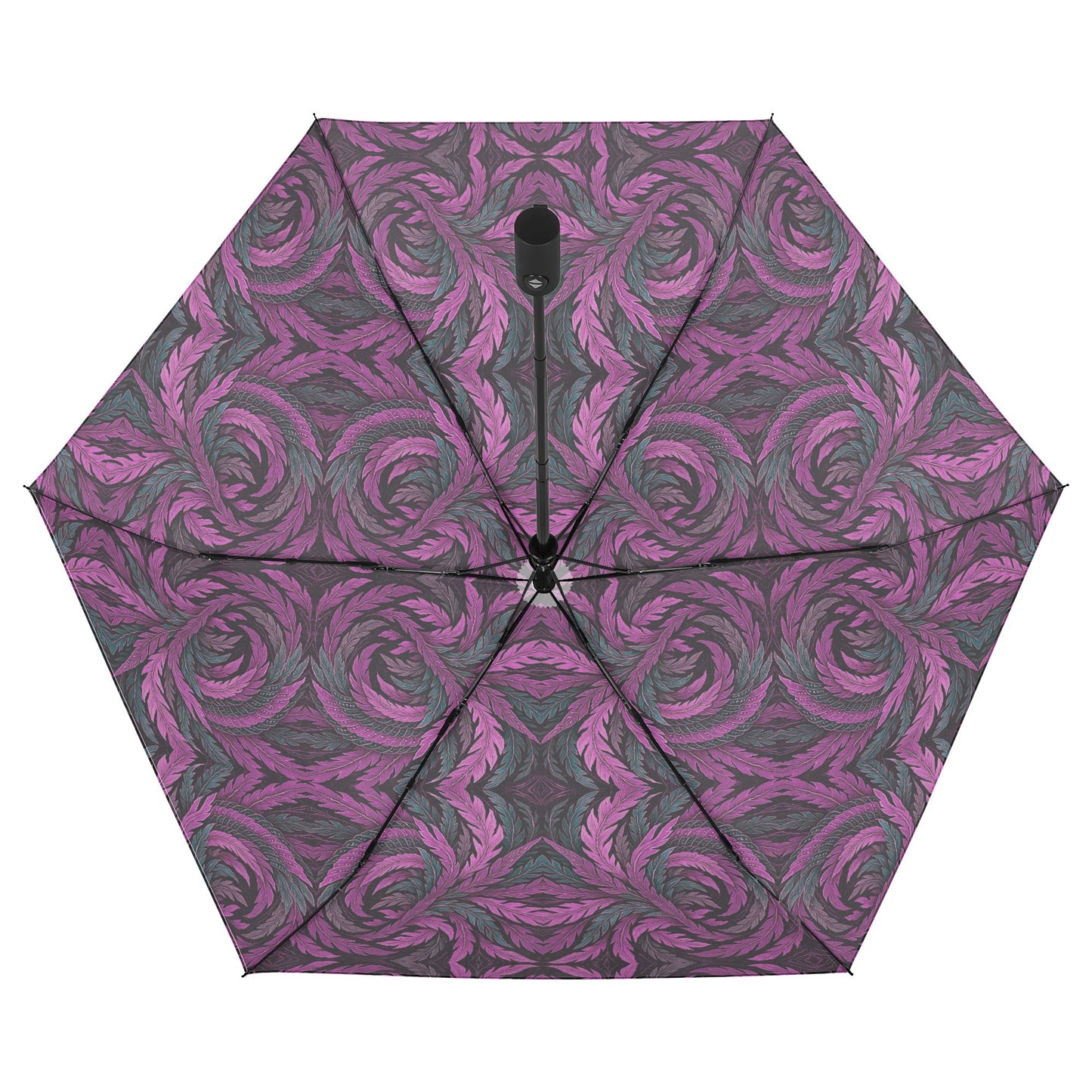 Hokusai-Inspired UV Protection & Waterproof Folding Umbrella – Unisex Sun and Rain Parasol,Japanese Art Lightweight Auto Open Close Umbrella -  | Japanese Art Umbrella