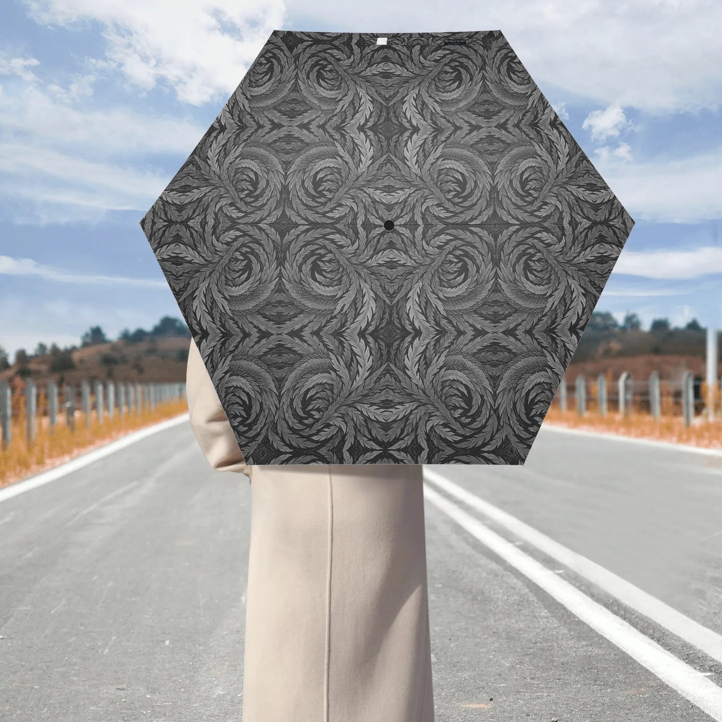 Hokusai-Inspired UV Protection & Waterproof Folding Umbrella – Unisex Sun and Rain Parasol,Japanese Art Lightweight Auto Open Close Umbrella -  | Japanese Art Umbrella