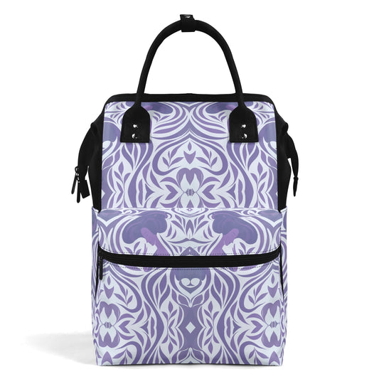 Yumeji Inspired Large Capacity Diaper Bag–Elegant Japanese Art Motif Bag Mummy Backpack Nursing Duckbilled Backpack -  | Japanese Art Backpack