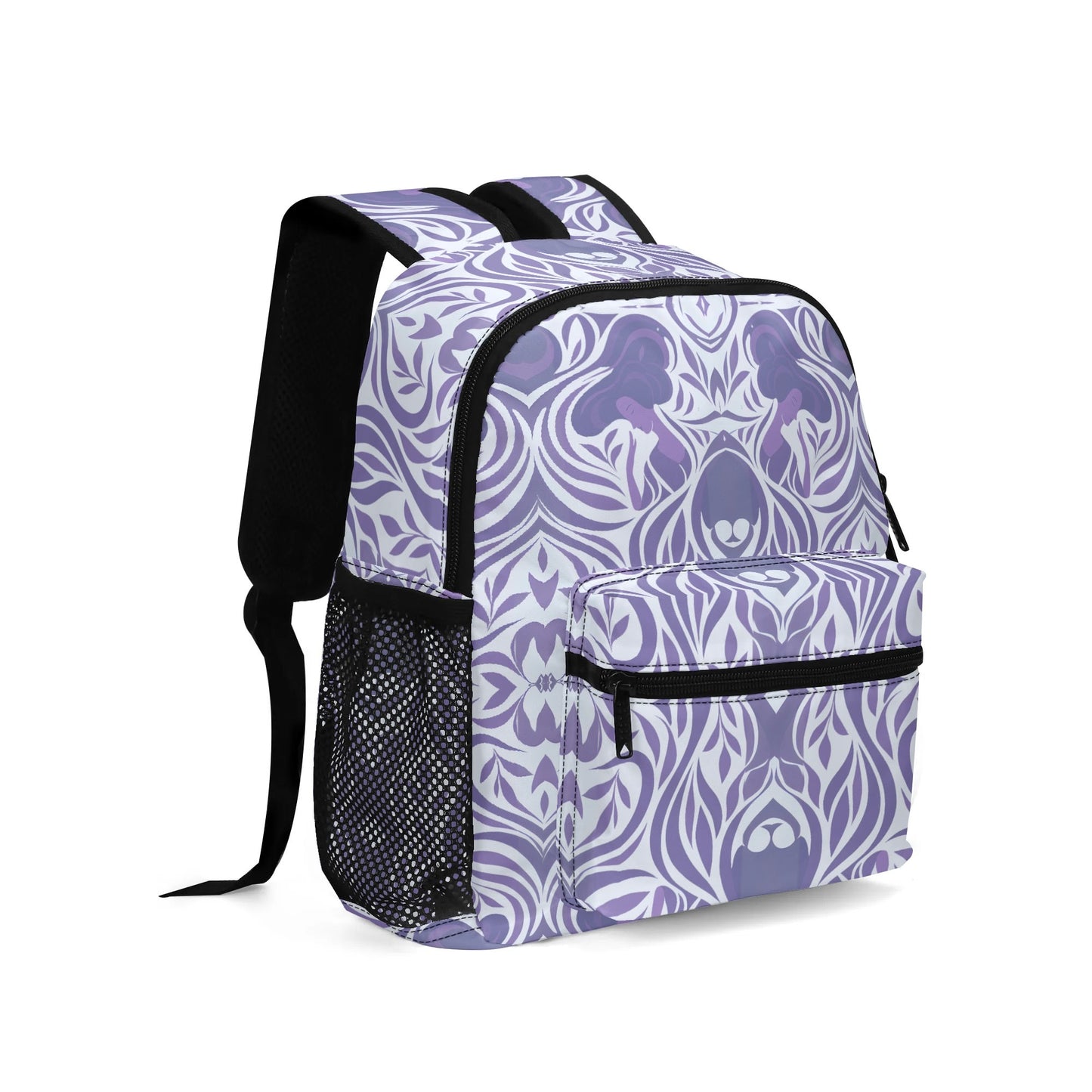 Yumeji Inspired 11 Inch Daypack – Cute All-Over-Print Backpack with Japanese Art Motif / Stylish -  | Japanese Art Backpack