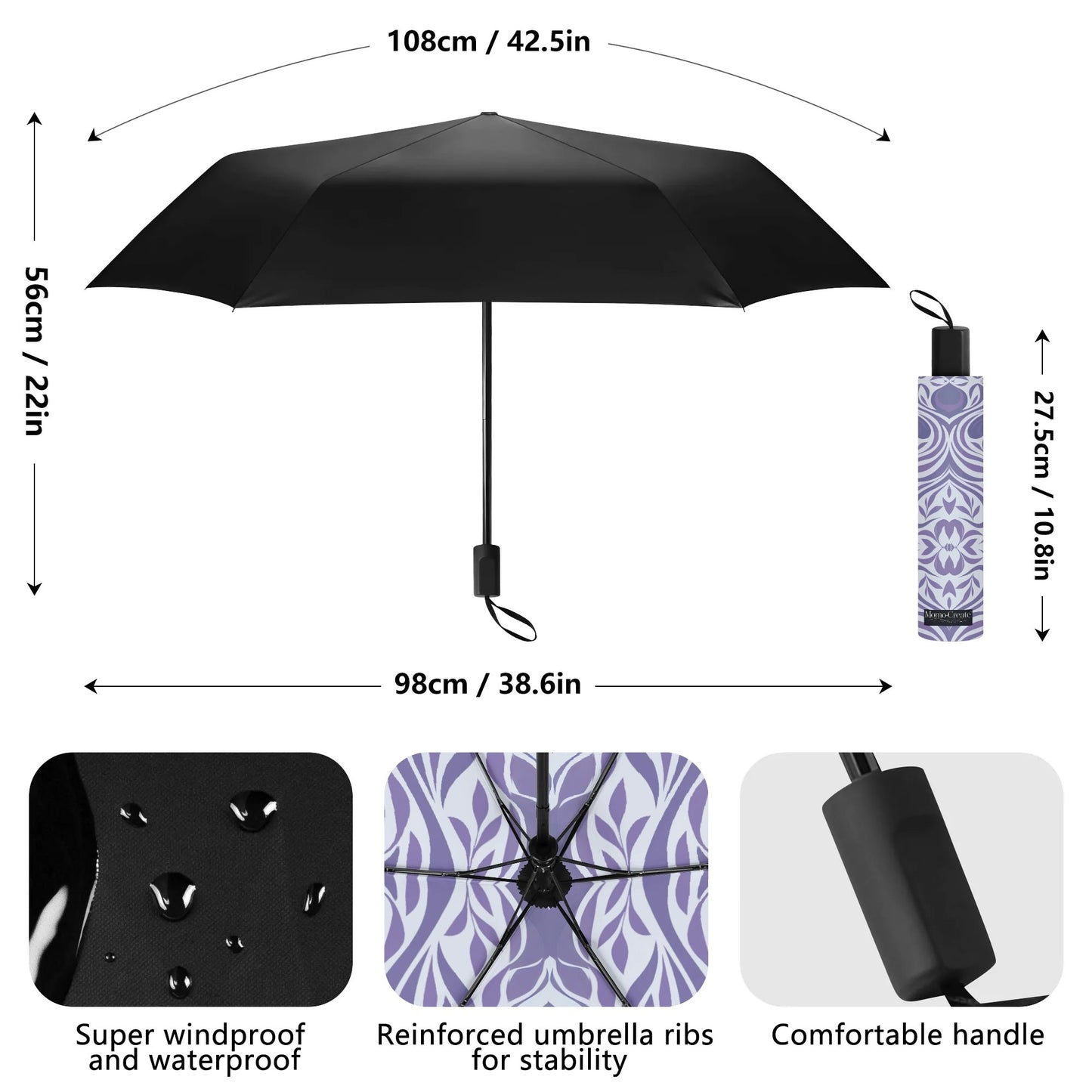 Art Nouveau Umbrella-Yumeji Inspired Japanese Woman Motif Stylish Parasol with Elegant Floral Flow–Unisex,Japanese Art Lightweight Umbrella -  | Japanese Art Umbrella