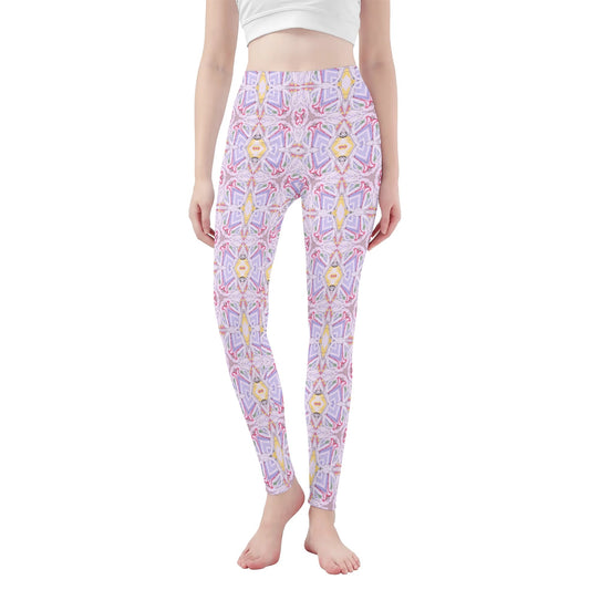 Yumeji’s Romance: Afternoon Whispers Art Yoga Leggings -  | Japanese Art Leggings