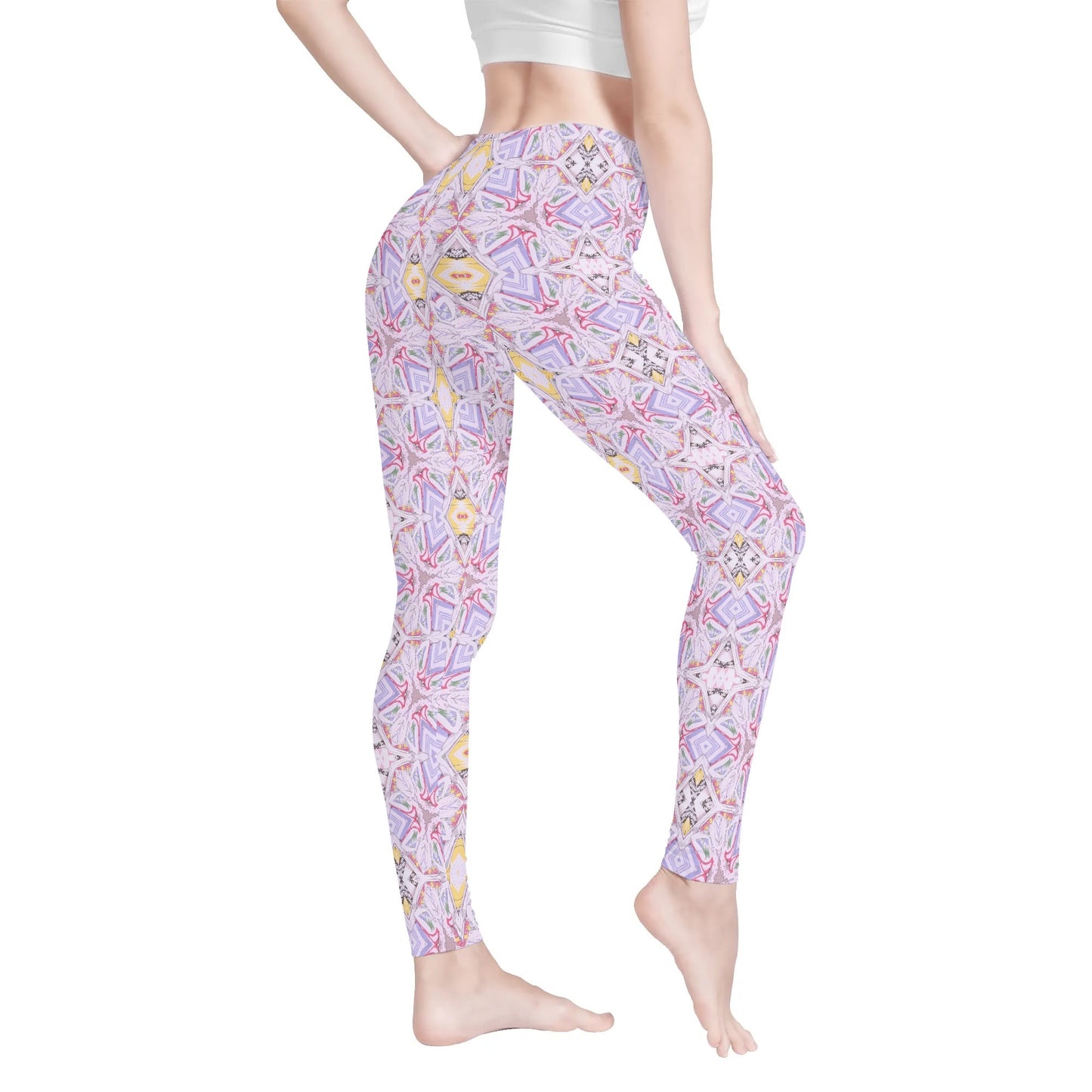 Yumeji’s Romance: Afternoon Whispers Art Yoga Leggings -  | Japanese Art Leggings