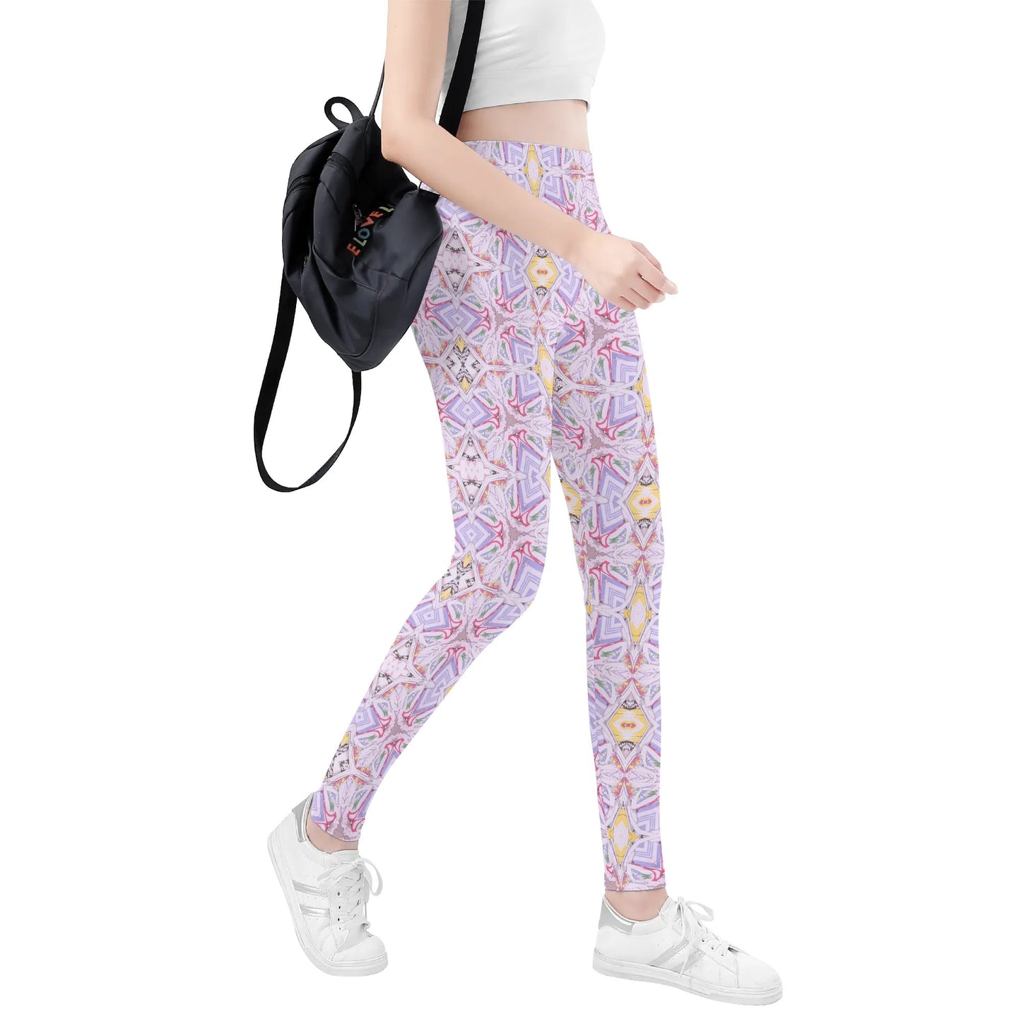 Yumeji’s Romance: Afternoon Whispers Art Yoga Leggings -  | Japanese Art Leggings