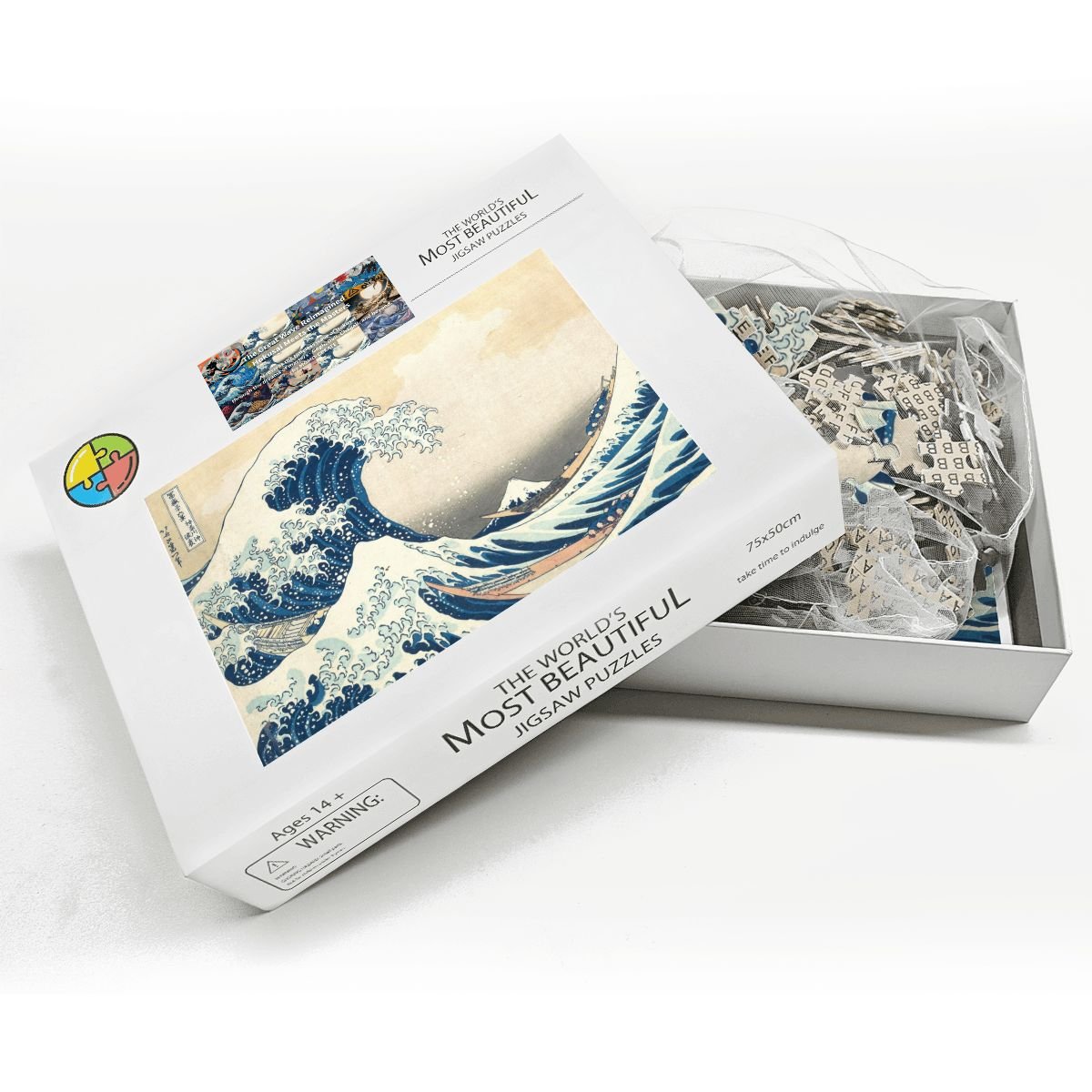 Wooden Jigsaw Puzzles 1000 pcs - Hokusai The Great Wave off Kanagawa — The Eternal Surge -  | Japanese Art Jigsaw Puzzle