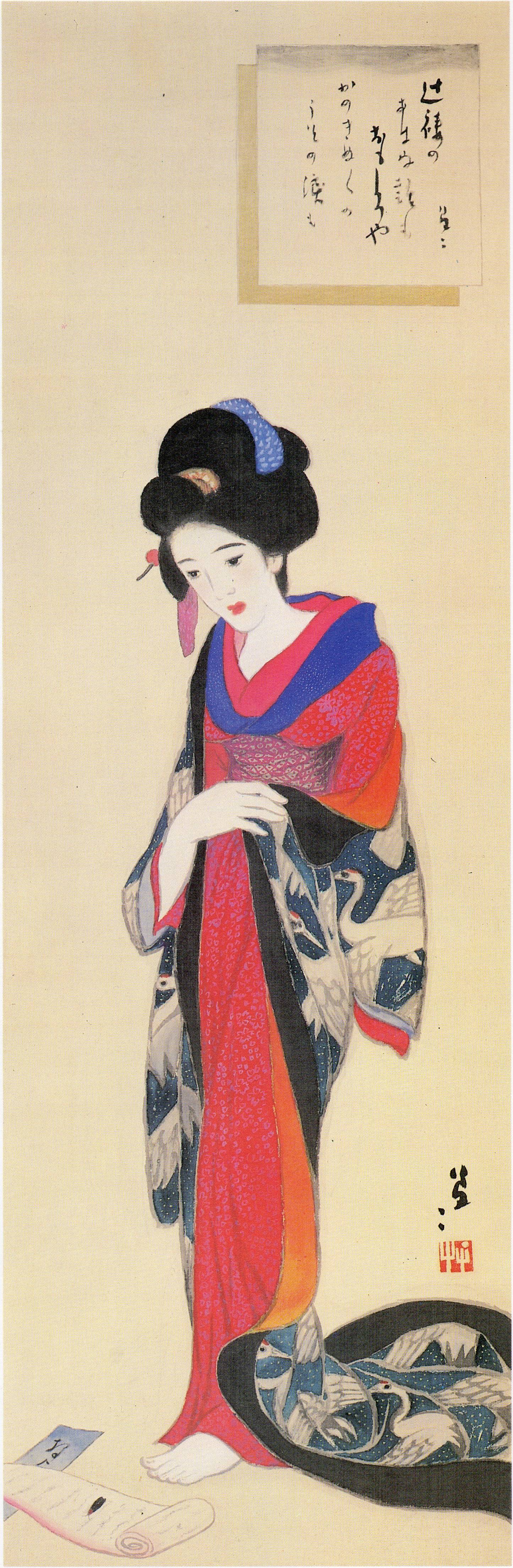 Yumeji’s Romance: A Firefly glossy mug -  | Japanese Art Mug