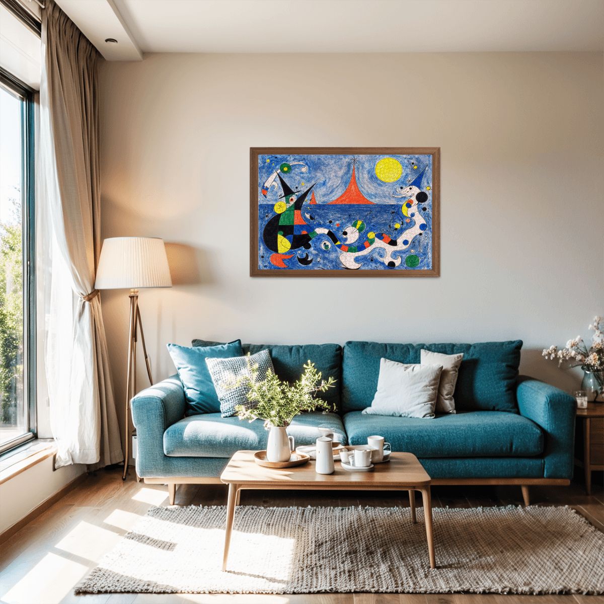 Wooden Jigsaw Puzzles 1000 pcs-Hokusai × Miró – The Dreaming Wave of Cosmos -  | Japanese Art Jigsaw Puzzle