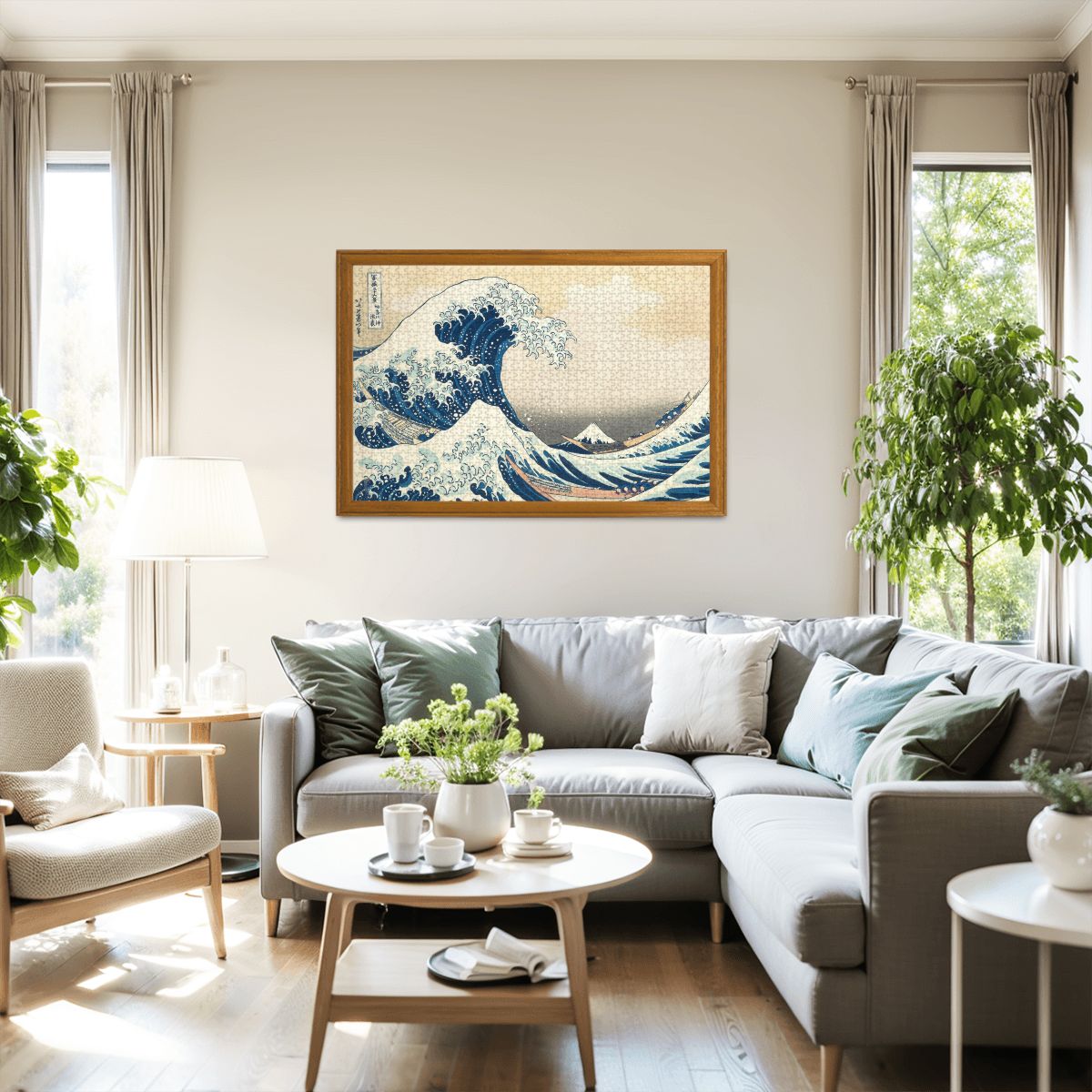 Wooden Jigsaw Puzzles 1000 pcs - Hokusai The Great Wave off Kanagawa — The Eternal Surge -  | Japanese Art Jigsaw Puzzle